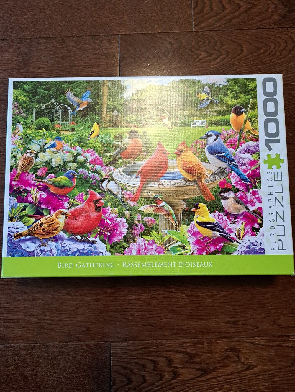 Eurographics Jigsaw Puzzle 'Bird Gathering' 1000 Pieces Complete Colourful